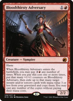 Bloodthirsty Adversary Innistrad- Midnight Hunt